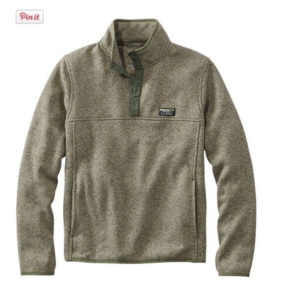 L.L. Bean Other - Men's L.L.Bean Sweater Fleece Pullover. Size L regular - Eucalyptus green
